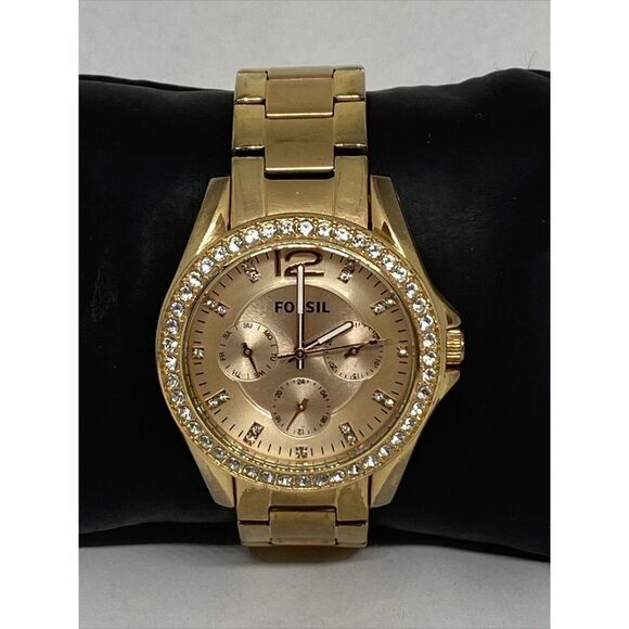 Fossil ES2811 Women's Rose Gold Stainless Steel Analog Dial Quartz Watch HK1066 - Picture 3 of 12
